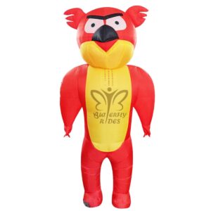 Angry Bird Cartoon Character Walking