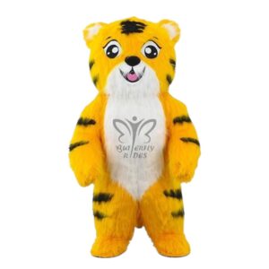 Inflatable Furr Mascot Cute Tiger