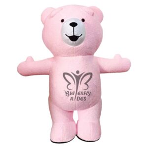 Inflatable Furr mascot Teddy Bear Pink