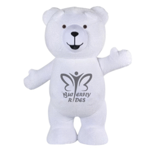 Furr Mascot Teddy Bear White