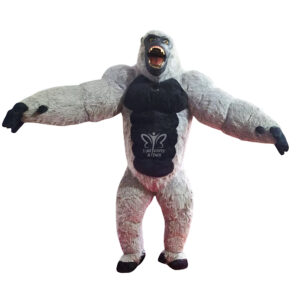 Gorilla Inflatable Furr Mascot Costume