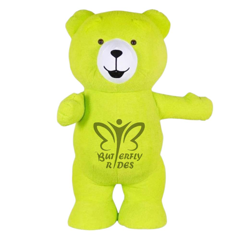 Furr Mascot Teddy Bear Green
