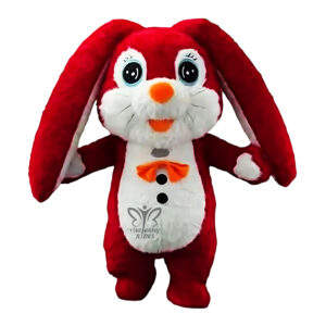Rabbit Furr Mascot Red