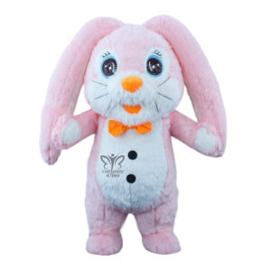 Rabbit Furr Mascot Pink