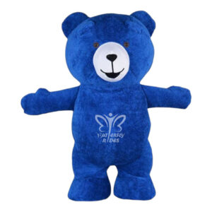Furr Mascot Teddy Bear Blue