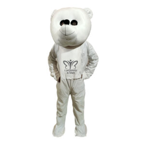 Costume Dress White Teddy Bear