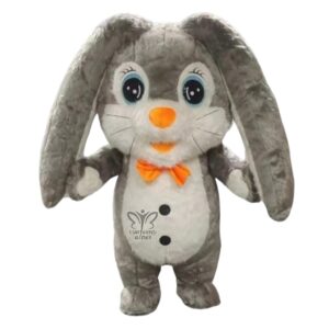 Rabbit Furr Mascot Grey