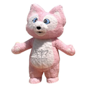 Inflatable Fur Mascot Cute Fox