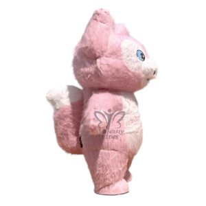 Inflatable Fur Mascot Cute Fox