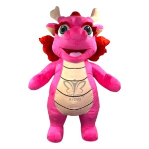 Dragon Inflatable Fur Costume