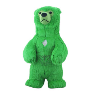 Inflatable Fur Mascot Polar Bear