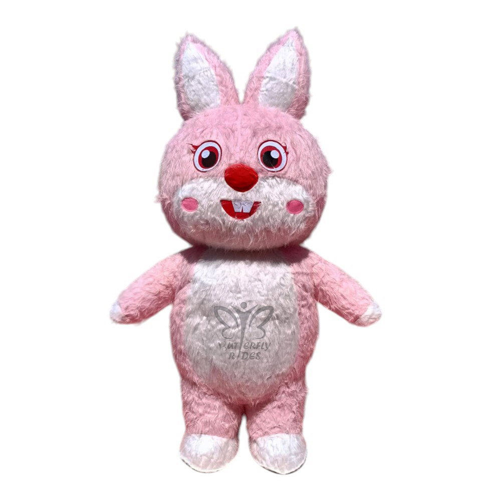 Rabbit Fur Mascot Costume